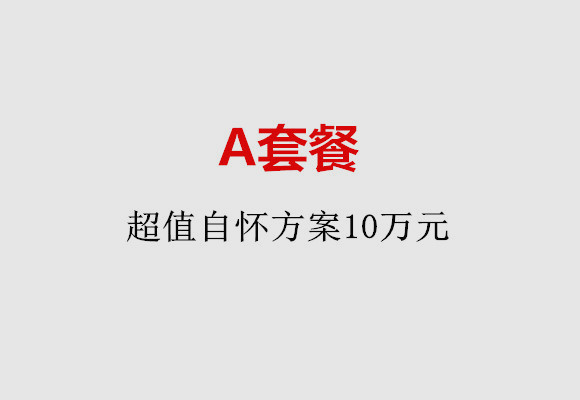 保定A套餐：超值自怀方案10万元